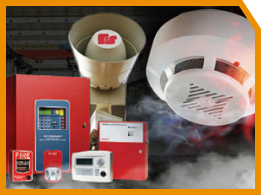dispostivos y alarmas de sistemas contra incendios