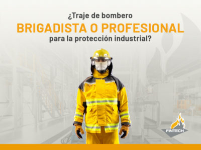 traje de bombero brigadista vista frontal